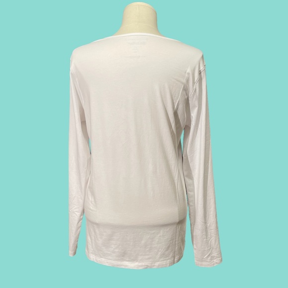 Coolibar White Long Sleeve 50+ UV Protect Top Size Medium NWT - Picture 3 of 4
